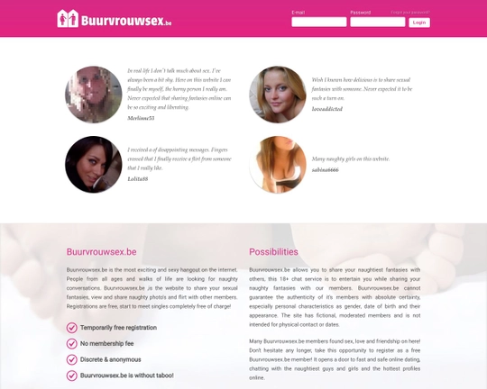 Buurvrouw Sex Logo